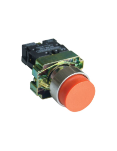 Roter hervorstehender metallischer elektrischer Drucktaster 22 mm NYGBL42P | ADAJUSA | Preis