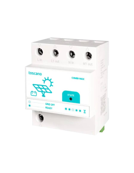 Backup COMBI-MAX control system for single-phase photovoltaic systems - Toscano