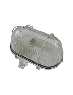 Weiße ovale Außenwandleuchte, Blukhead-Lampe TLH-08S | ADAJUSA | Preis