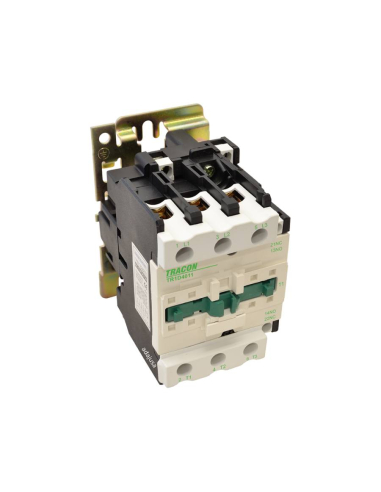 Three-phase contactor 50A 400Vac auxiliary contact NO NC Series TR1D