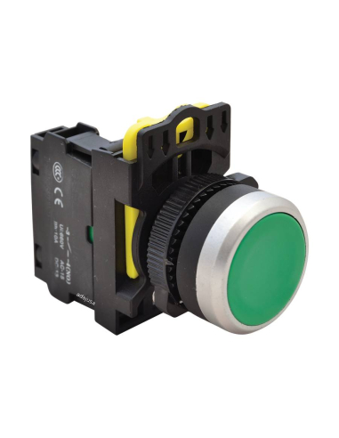Green pushbutton open contact (NO) - NY Series