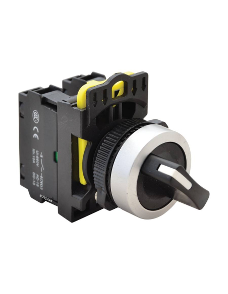 2-position selector with open (NO) and closed (NC) contact return - NY Series