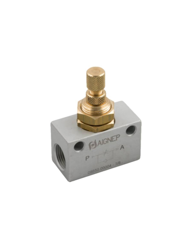 Bidirectional flow Regulator 3/8 - Aignep