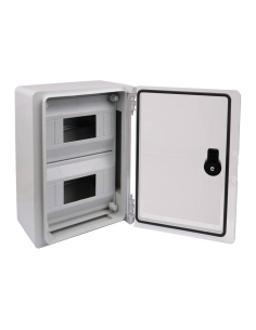 ABS electrical Cabinet  600x500x220 transparent door and front chassis IP65 TME605022MT | ADAJUSA | price 2