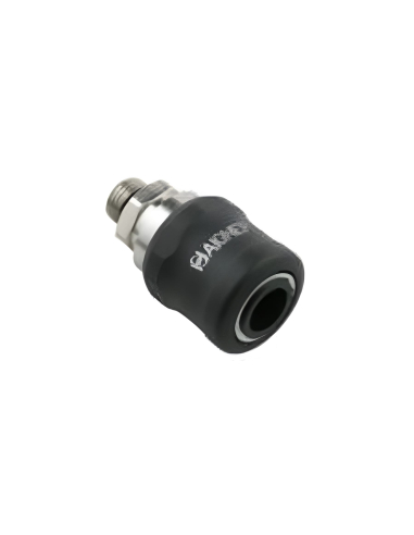 Male safety quick connector 1/4 European profile – Aignep