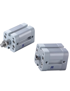 Pneumatic cylinder diameter 100mm stroke 25mm compact ISO 21287 Mindman | ADAJUSA | price