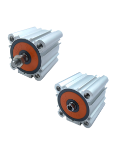 Pneumatic cylinder diameter 32mm stroke 5mm compact ISO 21287 Metal Work | ADAJUSA | price