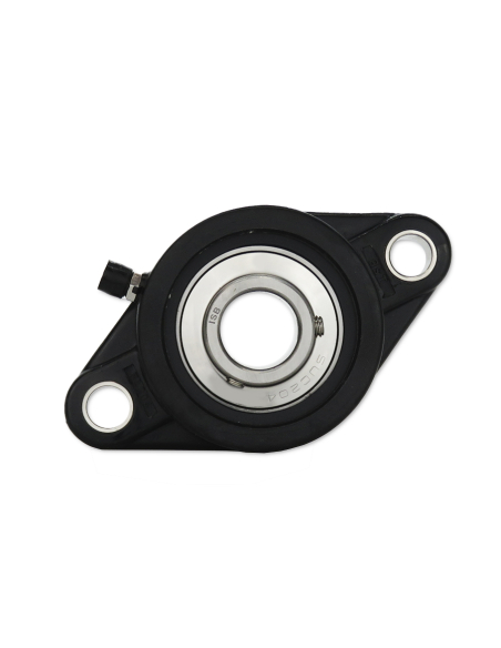 Oval thermoplastic support with INOX bearing 30mm shaft SSUC-206 - ISB