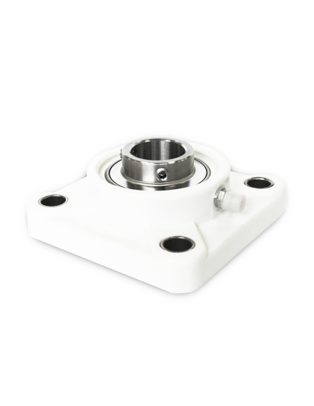 Quadratischer thermoplastischer Träger mit INOX-Lager, 30 mm Welle SSUC-206 – ISB