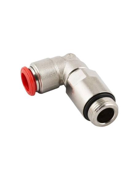 Extended cylindrical adjustable elbow fitting 1/8 tube 6mm Series 50000 - Aignep