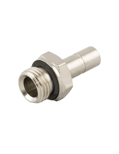 Cylindrical male automatic adapter 1/4  for tube 8 mm  Series 50000 - Aignep