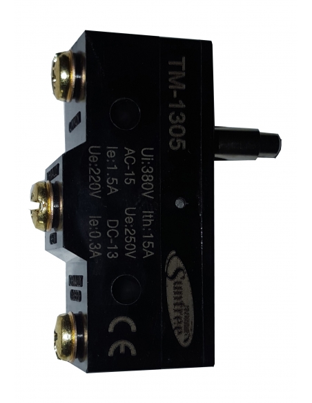 Fine pushbutton stroke end (microswitch)