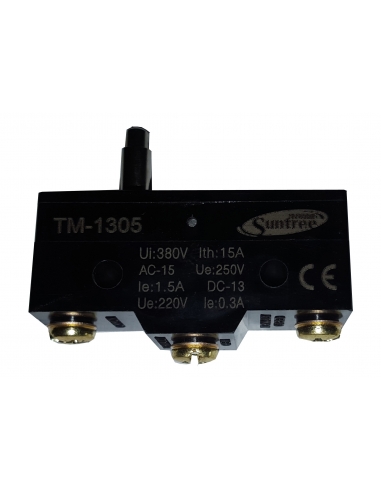 Fine pushbutton stroke end (microswitch)