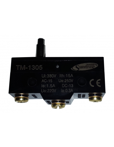 Fine pushbutton stroke end (microswitch)