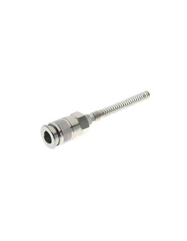 Tube quick coupling with spring 8/6 universal series - Aignep