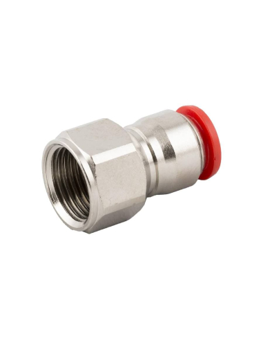 M5 threaded female straight fitting - 4mm tube Series 50000 - Aignep