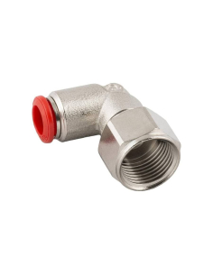 Female cylindrical adjustable elbow fitting 1/8 tube 6mm Series 50000 - Aignep | ADAJUSA