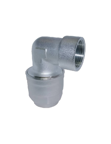 Verbindungsbeschlag ellenbogen mit Innengewinde, 1/2 20 mm Rohr – Aignep