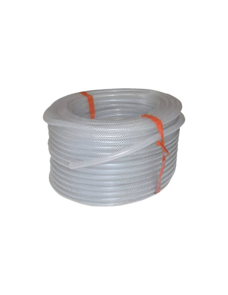 Translucent PVC Hose with reinforcement 12x18mm Roll 50m