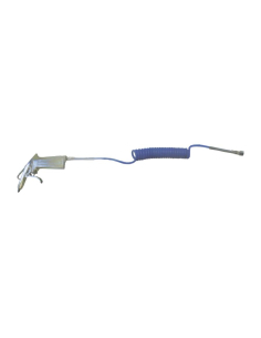 Aluminum blow gun with 1/4 female threaded spiral - Aignep| ADAJUSA