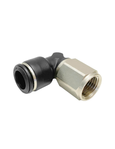 Female cylindrical adjustable elbow fitting 1/8 tube 4mm Series 55000 - Aignep | ADAJUSA