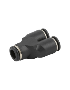 Zwischen-Y-Anschluss, Einlassdurchmesser 12 mm und Auslassdurchmesser 8 mm, Serie 55000 – Aignep | ADAJUSA