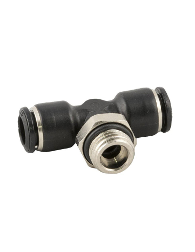 Center threaded swivel tee fitting 1/4 pipe 12 Series 55000 - Aignep