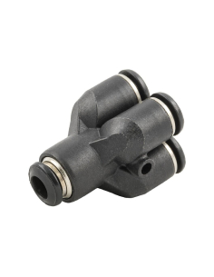 Doppel-Y-Verschraubung Eingang 6mm Durchmesser und Ausgang 4mm Serie 55000 - Aignep: ADAJUSA