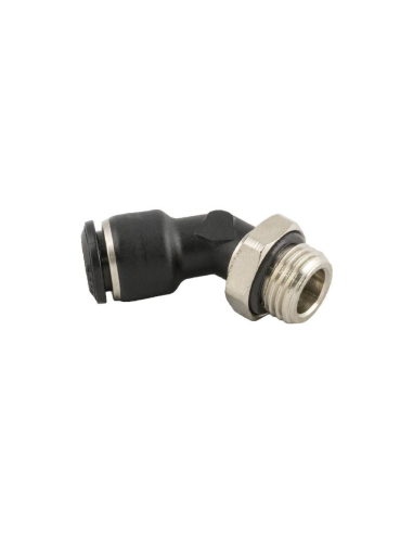 Elbow fitting 45 male 3/8 pipe 12mm male swivel elbow fitting series 55000 - Aignep