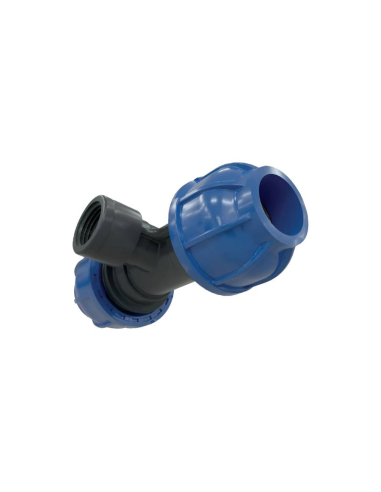 Female T- Elbow union 1 tube 40mm - Sicomat