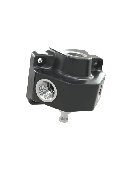 Polyamide and aluminum distributor 2 outlets 3/4 female input with condensate drain - Sicomat