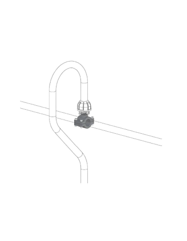 Ableitungsflanschdurchmesser 25 mm weibliches...