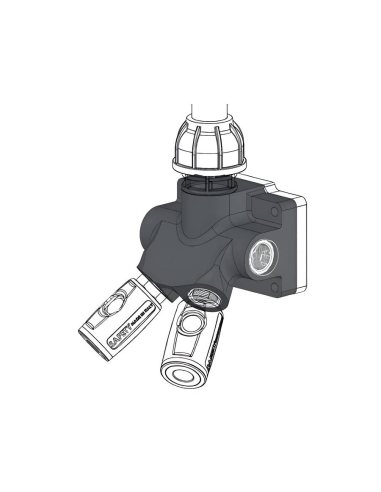Polyamide and aluminum distributor 4 outputs...
