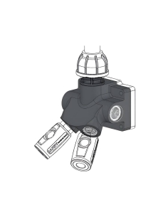 Verteiler 4 Ausgänge Innengewinde Eingang 1/2 Aluminium-Kondensatablauf Sicomat | ADAJUSA | Preis 2
