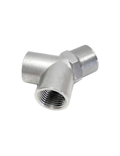 Y-Abzweigstück mit 90°-Innengewinde 1/4 INOX Serie 62000 - Aignep | ADAJUSA
