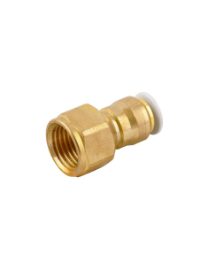 Straight female fitting 1/8 6mm tube for food and drinking water use Series 59000 FOOD - Aignep | ADAJUSA