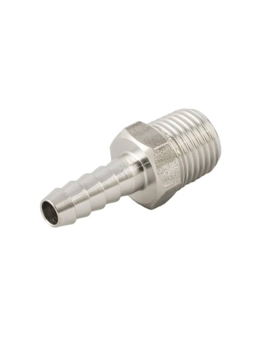 1/2 conical male Spike for rubber diameter 16mm INOX Series 62000 - Aignep