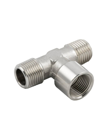 T fitting female central thread 3/8 INOX Series 62000 - Aignep