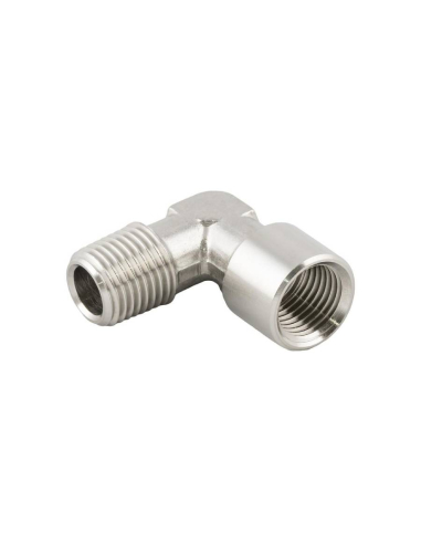 Fitting L männlich - weiblich 1/4 INOX Serie 62000 - Aignep