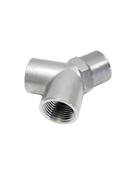 Y-Abzweigstück mit 90°-Innengewinde 3/8 INOX Serie 62000 - Aignep | ADAJUSA