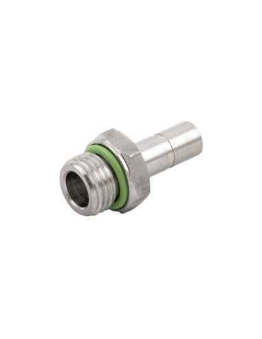 Cylindrical male adapter 1/4 tube 8mm INOX Series 60000 - Aignep