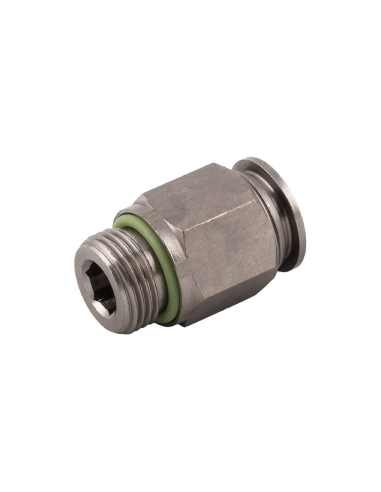 Straight fitting 1/4 tube 8mm food use Series 70000 FOOD GRADE - Aignep
