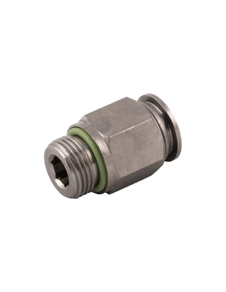 Gerader Anschluss 3/8 Rohr 10 mm für Lebensmittel, Serie 70000, Lebensmittelqualität – Aignep