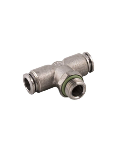 Verstellbarer zylindrischer T-Stecker mit Außengewinde, 1/8 Rohr, 4 mm, für Lebensmittel, Serie 70000, Lebensmittelqualität – Ai