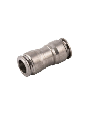 Straight intermediate tube fitting 6mm food use Series 70000 FOOD GRADE - Aignep