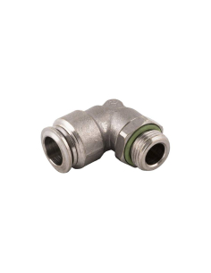 Male cylindrical adjustable elbow fitting 1/4 tube 8mm food use Series 70000 FOOD GRADE - Aignep | ADAJUSA