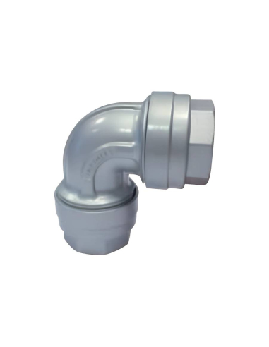 Aluminum elbow Elbow union diameter 63mm - Aignep