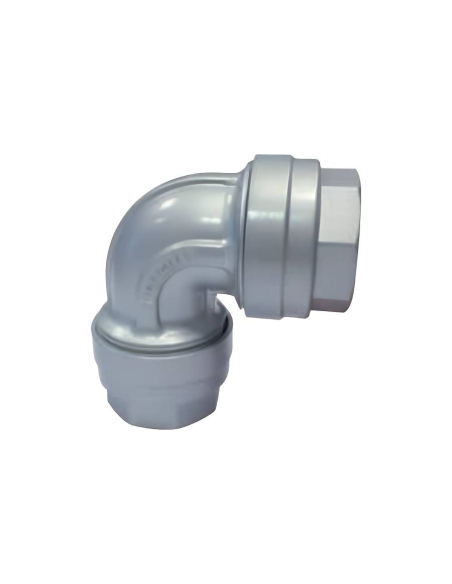Aluminum elbow Elbow union diameter 63mm - Aignep