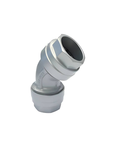 Aluminum 45º elbow Elbow union diameter 50mm - Aignep