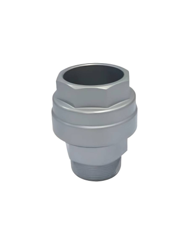 Gerade Aluminium Verbindungsbeschlag ellenbogen mit Außengewinde, 2 Rohre, 50 mm – Aignep